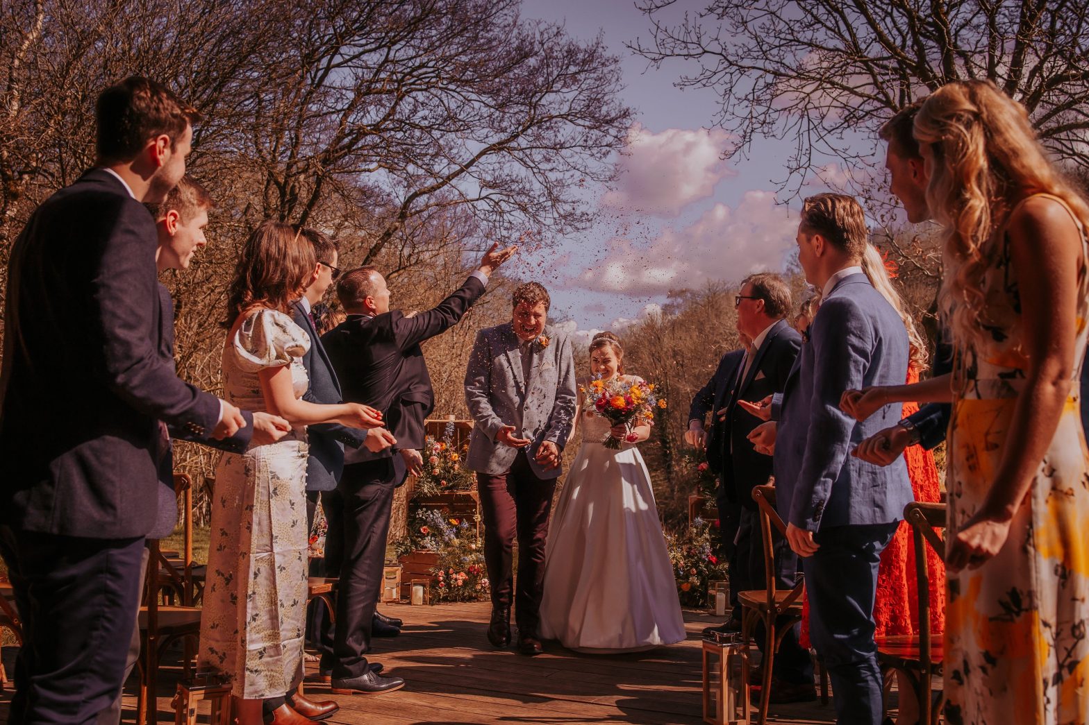 Liz & Richard's Tipi Wedding - Clare Gelderd Photography