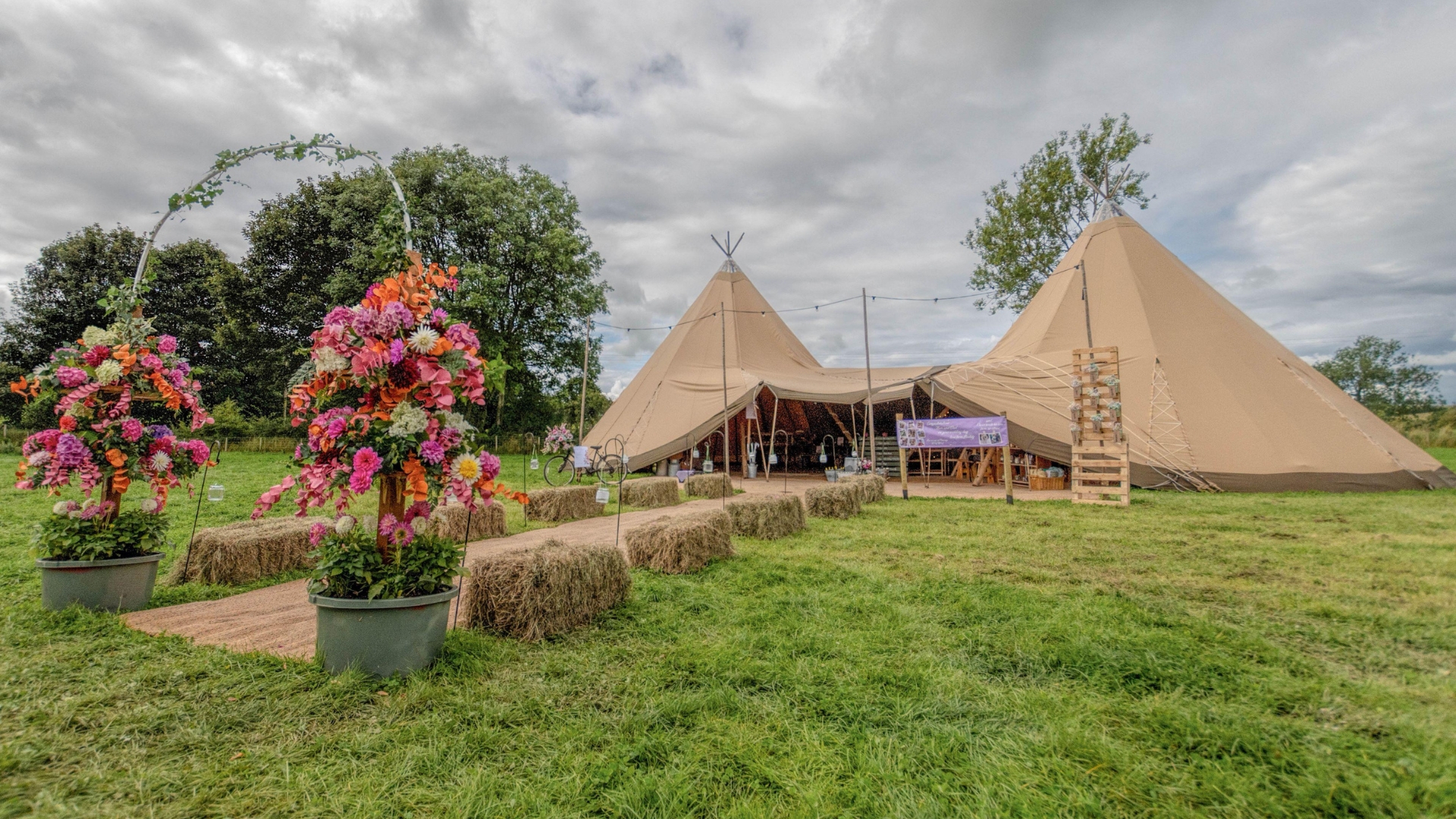 2 Giant Tipis