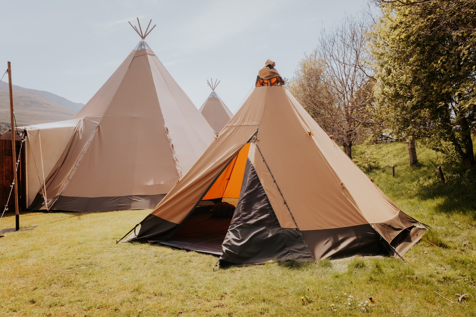 Camping Tipi - Clare Gelderd Photography
